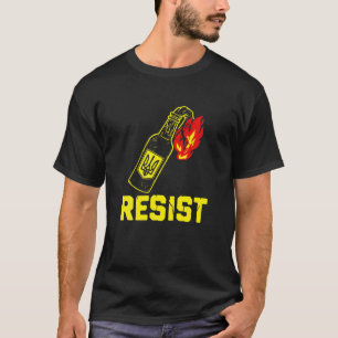 Ik sta bij Oekraïne, Oekraïne weerstand T-shirt