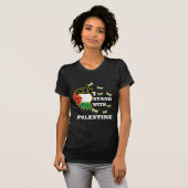 Ik sta bij Palestina T-shirt (Voorkant volledig)