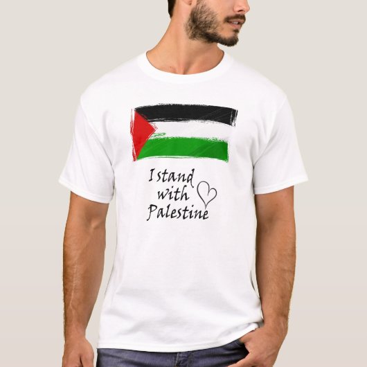 Ik sta bij palestine t-shirt (Voorkant)
