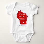 Ik sta bij Scott Walker Romper (Voorkant)
