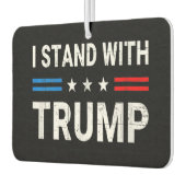 Ik sta bij Trump American Flag Luchtverfrisser (Links)