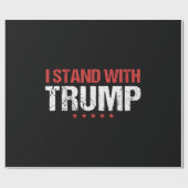 Ik sta bij Trump Cadeaupapier (Vlak)