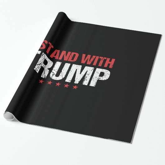 Ik sta bij Trump Cadeaupapier (Uitgerold)