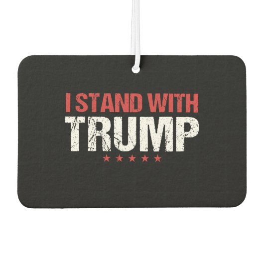 Ik sta bij Trump Luchtverfrisser (Voorkant)