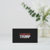 Ik sta bij Trump Visitekaartje (Staand voorkant)