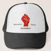 Ik sta bij Wisconsin's Unions Trucker Pet (Voorkant)