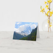 Ik sta bovenop de wereldgroet kaart (Gele Bloem)