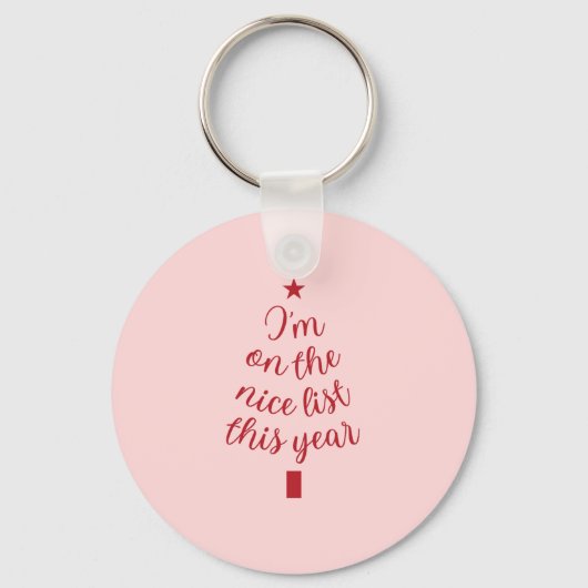 Ik sta dit jaar op de rechterlijst sleutelhanger (Voorkant)