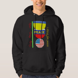 Ik sta elk moment voor vrede en eenheid hoodie