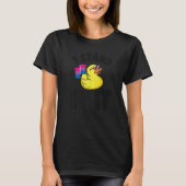 Ik sta er helemaal naast dat het rubber Duck Bisex T-shirt (Voorkant)