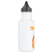 Ik sta in brand! waterfles  (Links)