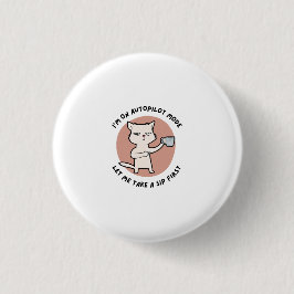 Ik sta in de grapjesmodus van de automatische pilo ronde button 3,2 cm