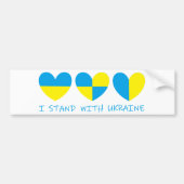 Ik sta in het hart van Oekraïne Bumpersticker (Voorkant)