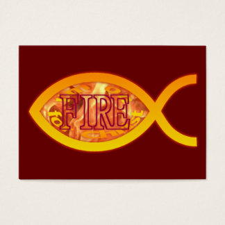 Ik sta in vuur en vlam voor Christus - Christelijk Visitekaartjes