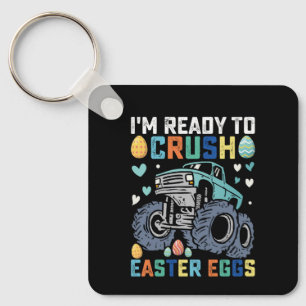 Ik Sta Klaar Om Pasen Eieren Monstertruck Te Verpl Sleutelhanger