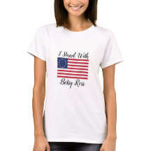 Ik sta met Betsy Ross vlag t-shirt