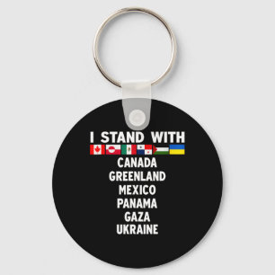 Ik Sta Met Canada Groenland Mexico Panama Gaza U Sleutelhanger