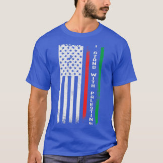 Ik sta met de Palestijnse vlag T-shirt