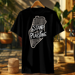 Ik sta met de Palestijnse vlag T-shirt