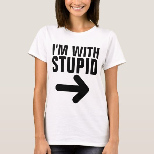 IK STA MET EEN STOMMER T-SHIRTS (Voorkant)
