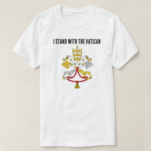 Ik sta met het Vaticaan T-Shirt (Design voorkant)