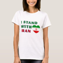Ik sta met Iran T-Shirt