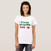 Ik sta met Iran T-Shirt (Voorkant volledig)