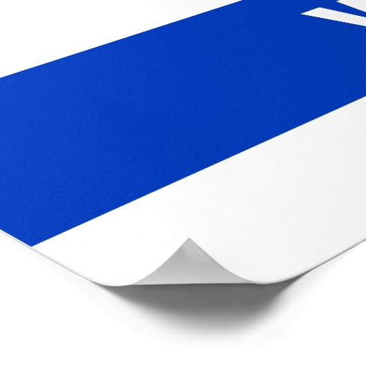 Ik sta met Israël aangepaste witte tekst Israël vl Poster (Hoek)