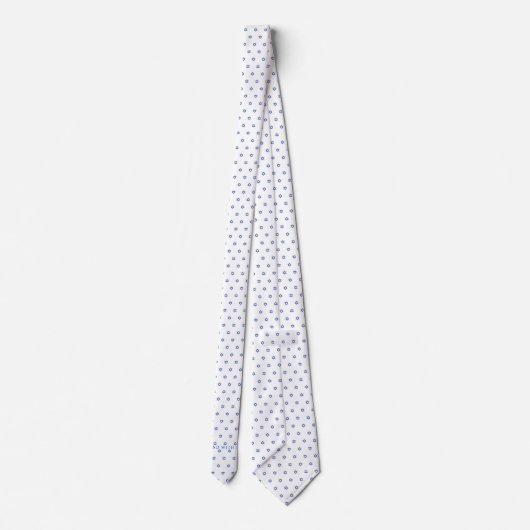 Ik sta met Israel Blue White Star van David Stropdas (Achterkant)