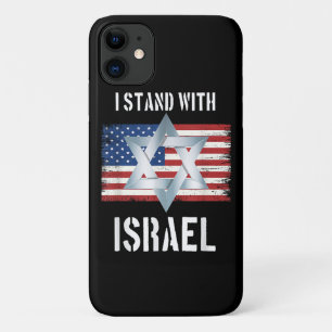 ik sta met Israël Case-Mate iPhone Case