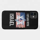 ik sta met Israël Case-Mate iPhone Case (Achterkant (horizontaal))