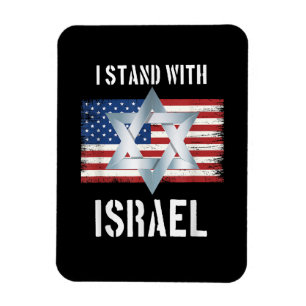ik sta met Israël Magneet