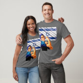 Ik sta met Israel  Rosie & Flag Unisex T-shirt (Unisex)