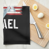 ik sta met Israël Theedoek (Quarter Fold)