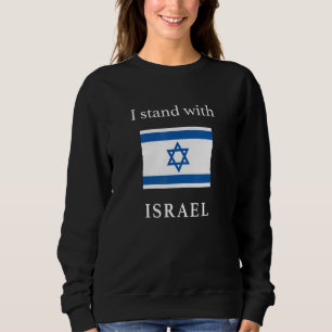 Ik sta met Israël - veel kleuren maten Trui