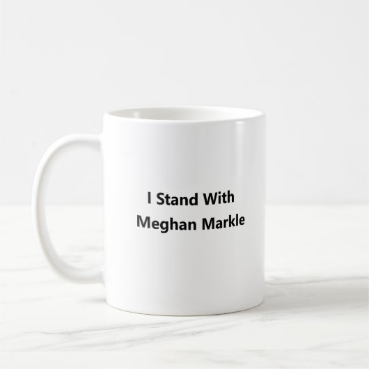 Ik sta met Meghan Markle Koffiemok (Links)