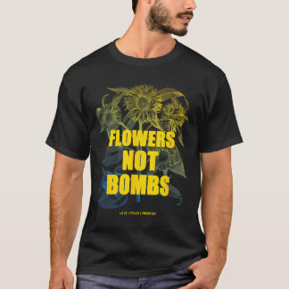 Ik Sta Met Oekraïne Bloemen Niet Bommen Vrede Oekr T-shirt