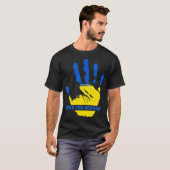 Ik sta met Oekraïne klaar om Oekraïne te bidden T-shirt (Voorkant volledig)