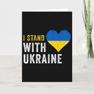 Ik Sta Met Oekraïne Stop Putin Stop Oorlog Steun U Kaart