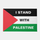 Ik sta met Palestina aangepaste tekst Palestina vl Deurmat (Voorkant)