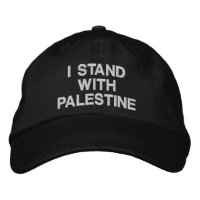 Ik sta met Palestina witte moderne aangepaste teks