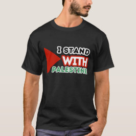 IK STA MET PALESTINE BLACK T-SHIRT