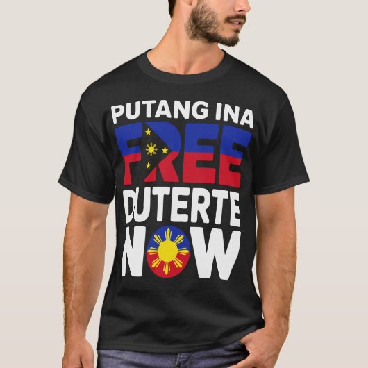 Ik sta met PRRD Breng Tatay Digong Duterte naar hu T-shirt (Voorkant)