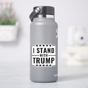 Ik sta met Trump 2024 teken Sticker