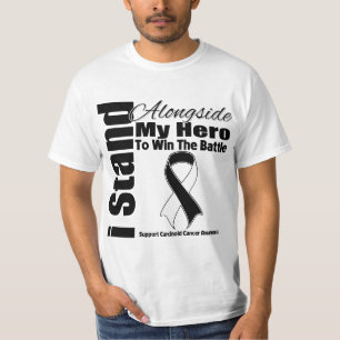 Ik sta naast mijn Hero Carcinoïde kanker T-shirt