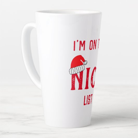 Ik sta op de lijst van Nice Latte Mok (Linkerhoek)