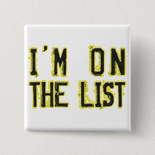 Ik sta op de lijst vierkante button 5,1 cm