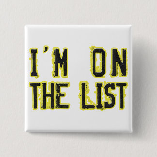 Ik sta op de lijst vierkante button 5,1 cm