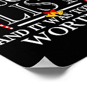 Ik sta op de Naughty-lijst en het was helemaal waa Poster (Hoek)