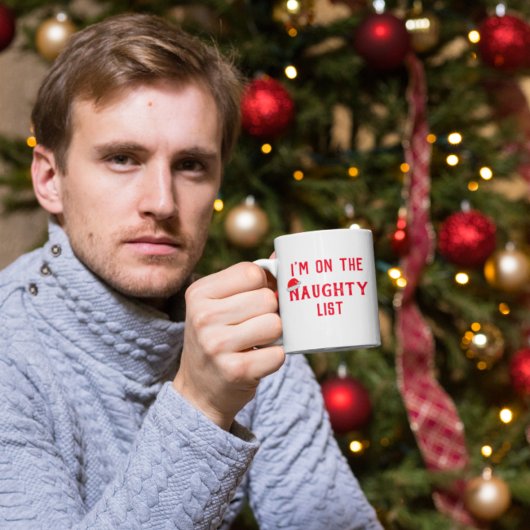 Ik sta op de Naughty List Koffiemok